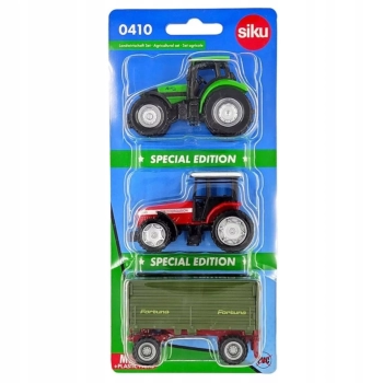 Siku Zestaw 3 pojazdów rolniczych model metal S0410