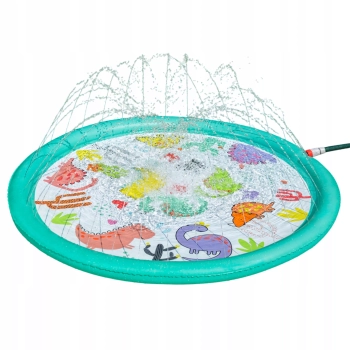 Brodzik mata wodna fontanna 122cm zraszacz dino ślizgawka Bestway 52698