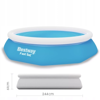 Basen rozporowy ogrodowy 244x61cm Bestway 57448