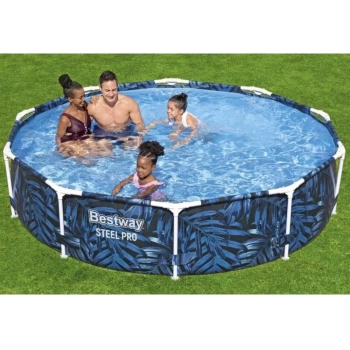 Basen stelażowy ogrodowy okrągły 305 x 66cm Bestway 56985