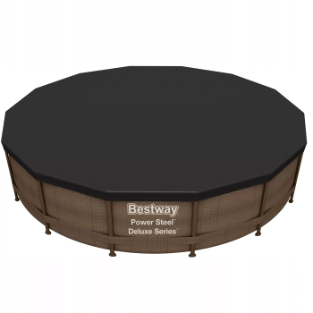 Przykrycie na basen ze stelażem o średnicy 427cm Bestway 58248