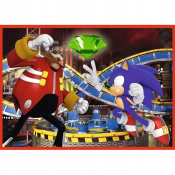 Puzzle 4w1 Sonic Przygody Sonica 4+ Trefl 34625
