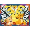 Puzzle 4w1Król Lew Disney Odważny król lew 4+ Trefl 34653