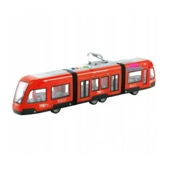 Duży tramwaj dźwięk światła baterie czerwony 930A
