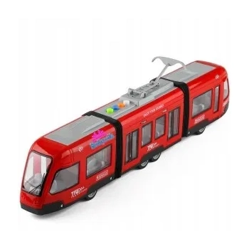 Duży tramwaj dźwięk światła baterie czerwony 930A