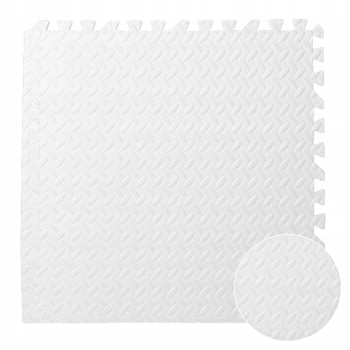 Gruba mata piankowa Eva duże puzzle piankowe XXL 180x180x1cm 9szt EM1003RBS
