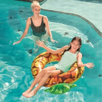 Bestway duże kółko koło do pływania 116x88 cm 36121 ananas