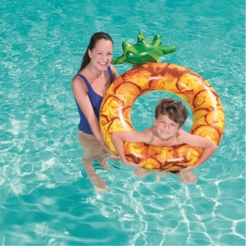Bestway duże kółko koło do pływania 116x88 cm 36121 ananas
