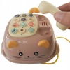 Telefon kotek jeździk dźwięk światło gryzak 215Z