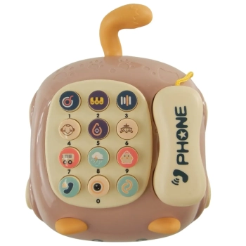 Telefon kotek jeździk dźwięk światło gryzak 215Z