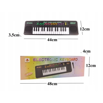 Organy organki keyboard mikrofon 32 klawisze 6832