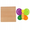 Puzzle drewniane edukacyjne klocki dla dzieci 15MO