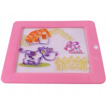 ZNIKOPIS MAGICZNA TABLICA LED Z SZABLONAMI 182R