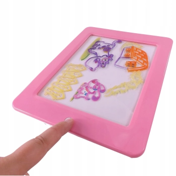 ZNIKOPIS MAGICZNA TABLICA LED Z SZABLONAMI 182R