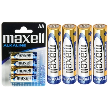 4x Baterie AA 1,5V Alkaline MAXELL LR6