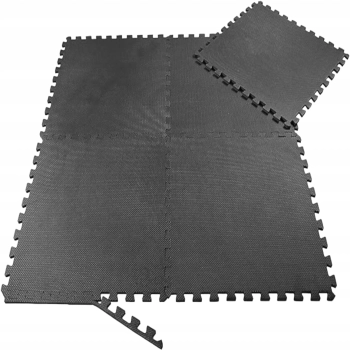 Gruba mata piankowa Eva duże puzzle piankowe XXL 120x120x 1cm 4szt EM1001CZ