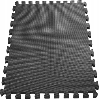Gruba mata piankowa Eva duże puzzle piankowe XXL 120x120x 1cm 4szt EM1001CZ