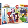 Puzzle 24 Maxi 24 el. Marvel Spiday i przyjaciele Disney Trefl 14348