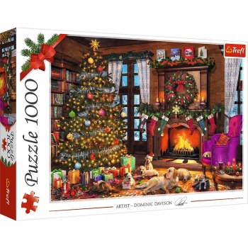 Puzzle Idą święta Boże Narodzenie 1000 elementów Trefl 10745