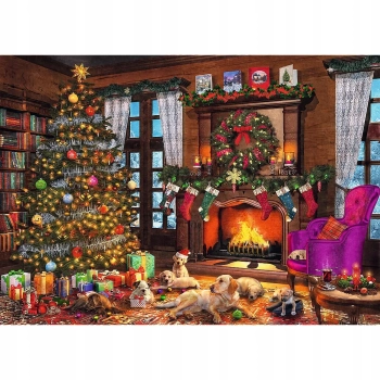 Puzzle Idą święta Boże Narodzenie 1000 elementów Trefl 10745