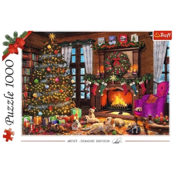 Puzzle Idą święta Boże Narodzenie 1000 elementów Trefl 10745