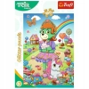 Puzzle Rodzina Treflików 100 el. Brokatowe Trefliki Glitter Trefl 14833