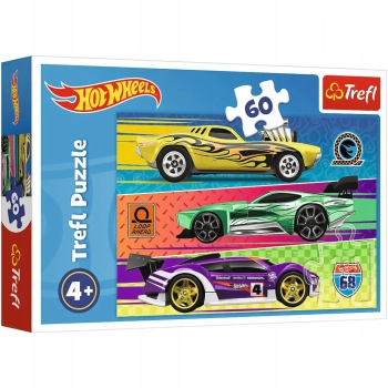 Puzzle Trefl Hot Wheels 60 elementów Wyścig 17389