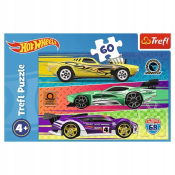 Puzzle Trefl Hot Wheels 60 elementów Wyścig 17389