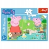 Puzzle 54 mini Świnka Peppa nad jeziorem 54 elementy 4+ Trefl 19625