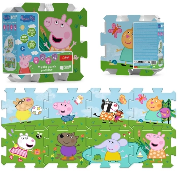 Puzzle piankowe układanka puzzlopianka Świnka Peppa baby 0+ 61612