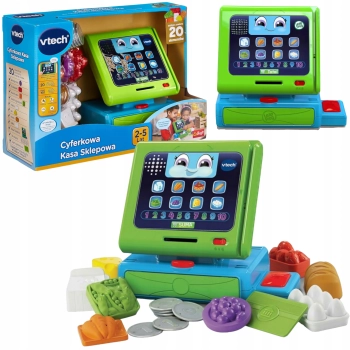 Cyferkowa Kasa Sklepowa Elektroniczna 20 elementów 60832 VTech Trefl