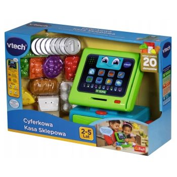 Cyferkowa Kasa Sklepowa Elektroniczna 20 elementów 60832 VTech Trefl