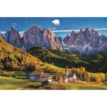 Puzzle Dolina Val di Funes, Dolomity, Włochy 1500 elementów Trefl 26163