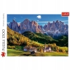 Puzzle Dolina Val di Funes, Dolomity, Włochy 1500 elementów Trefl 26163
