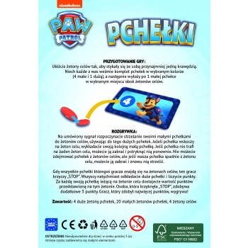 Rodzinna gra zręcznościowa Psi Patrol pchełki Trefl 02690