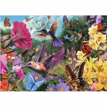 Puzzle Premium Plus Quality 1000 el. Tea Time: Ogród dla ptaków 10806