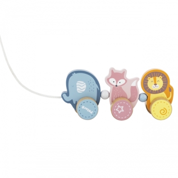 Drewniana zabawka zwierzątka do ciągnięcia Viga Toys Montessori