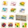Viga Toys  Puzzle drewniane 12 plansz