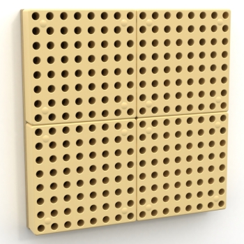 MASTERKIDZ Panel Ścienny Tablica Naukowa Kreatywna STEM + Panel Monatażowy   40 x 40 (cm)
