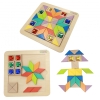 MASTERKIDZ Układanka Mozaika Nauka Kolorów i Kształtów Tangram Montessori