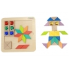 MASTERKIDZ Układanka Mozaika Nauka Kolorów i Kształtów Tangram Montessori