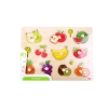 TOOKY TOY Puzzle Układanka Montessori Z Pinezkami Owoce