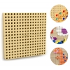MASTERKIDZ Panel Ścienny Tablica Naukowa Kreatywna STEM + Panel Monatażowy   40 x 40 (cm)