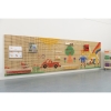 MASTERKIDZ Panel Ścienny Tablica Naukowa Kreatywna STEM  + Panel Monatażowy 120x80cm