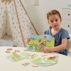 VIGA Drewniana Sznurowanka Przeplatanka Zwierzęta na Farmie Montessori