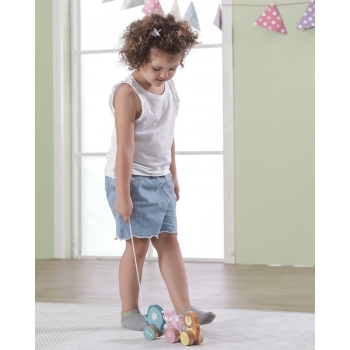 Drewniana zabawka zwierzątka do ciągnięcia Viga Toys Montessori