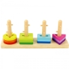 Tooky Toy Edukacyjne Pudełko Montessori Sorter Puzzle Liczydło Nauka Kolorów Ułamków 6w1 od 2 lat