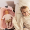 SMOBY Łóżeczko Maxi-Cosi Quinny dla Lalek 38 cm ze Schowkiem i Regulacją Wysokości