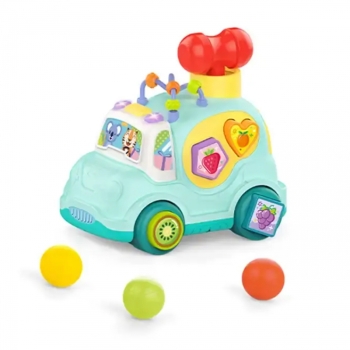 WOOPIE BABY Interaktywny Samochodzik Muzyczny Sorter Montessori Niebieski