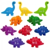 WOOPIE Zestaw Nauka Liczb Kolorów Montessori Figurki Dinozaury do Składania 